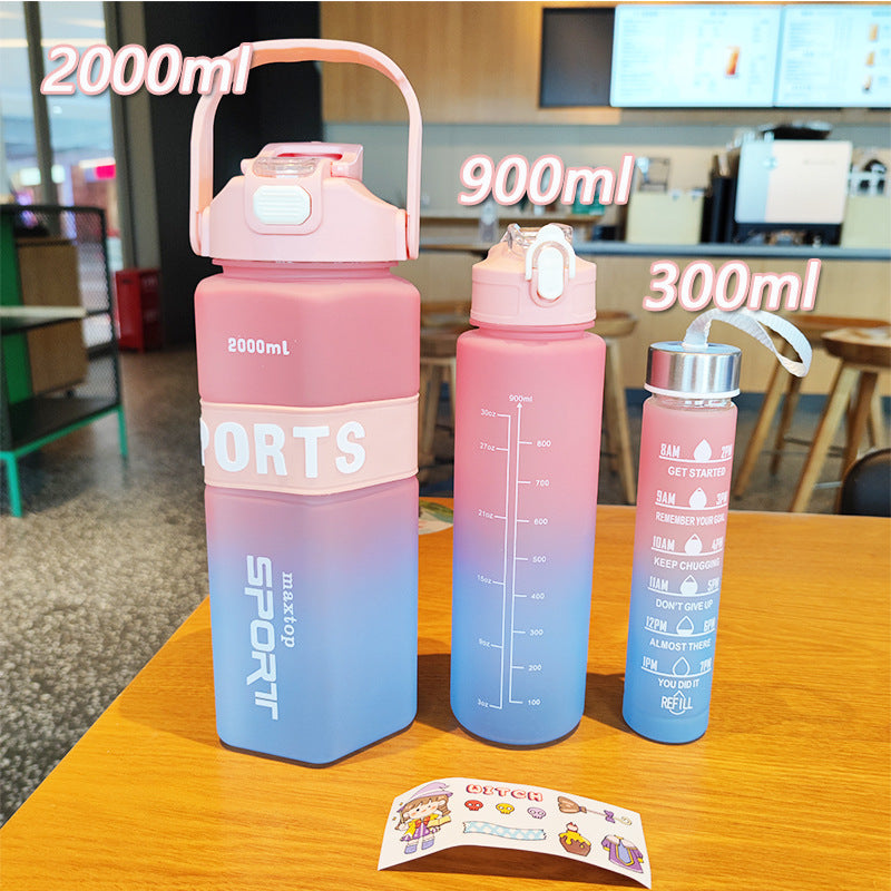 Women's Sports Water Bottle with Motivational Scales Stornfield