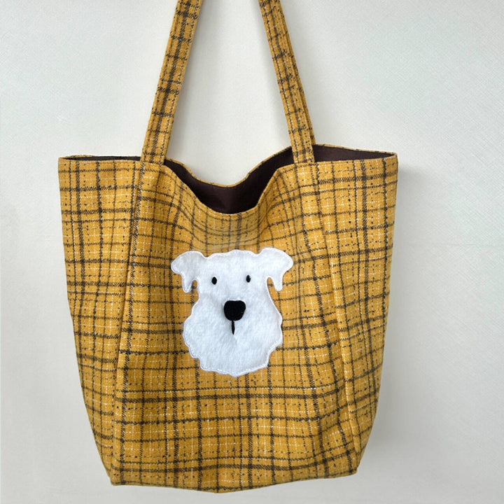 Playful Patterned Tote Bag