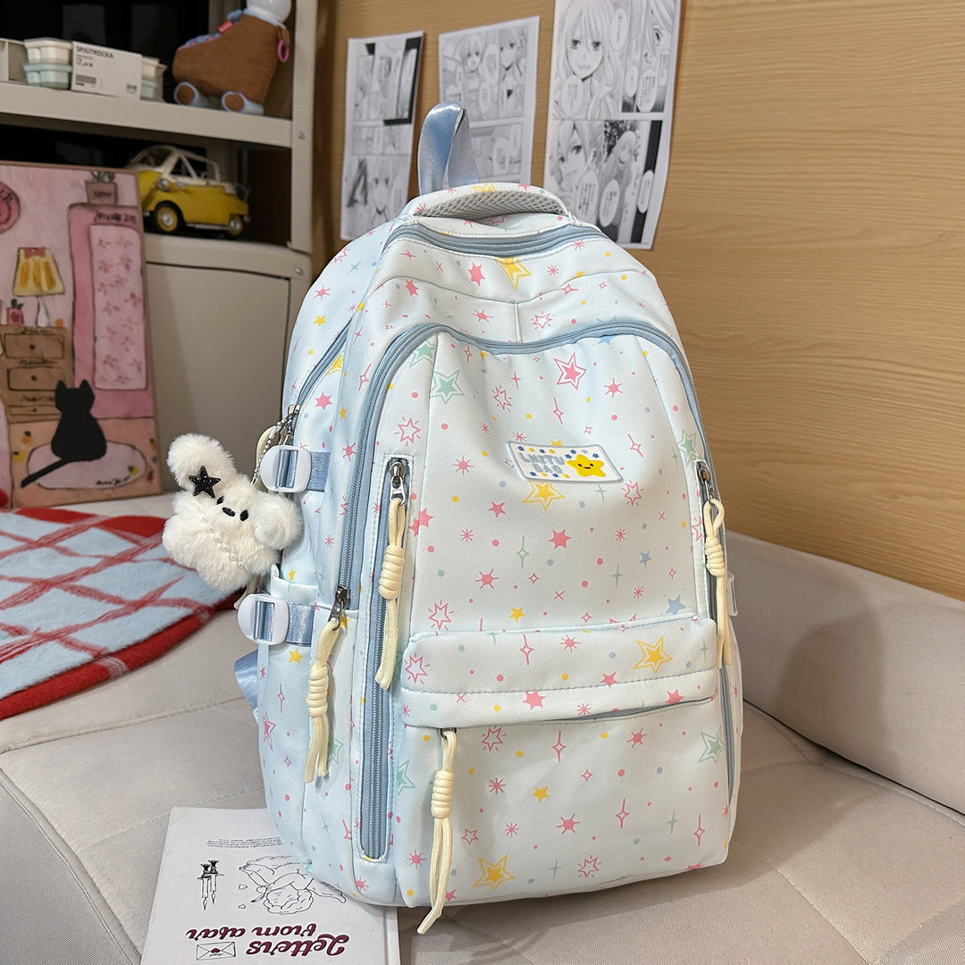 Fun Star-Printed Casual Backpack Stornfield