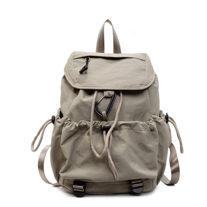 Leisure backpack with elastic drawstring and practical side pockets Stornfield