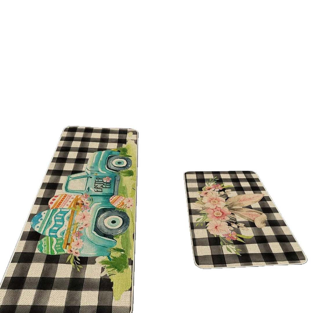 Children's Easter-Themed Kitchen Floor Mat Stornfield