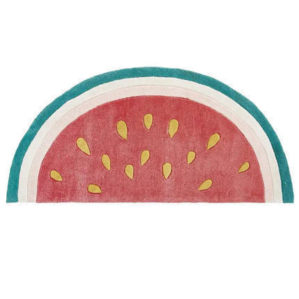 Watermelon Slice Decorative Area Rug Stornfield