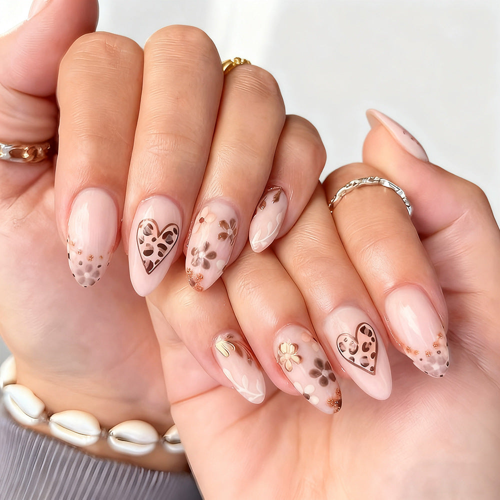 Artistic Floral Design Press-On Nails Stornfield