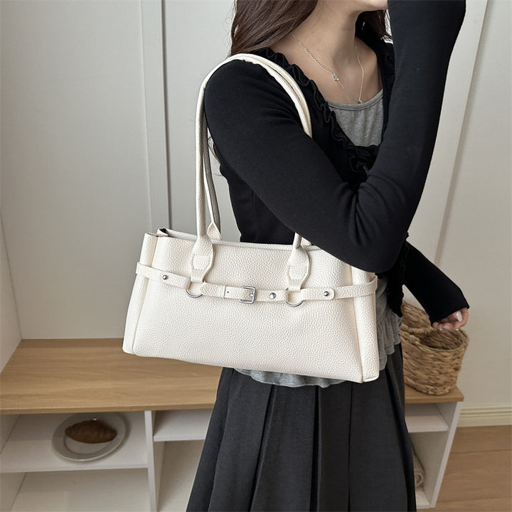 Structured Leather Handbag