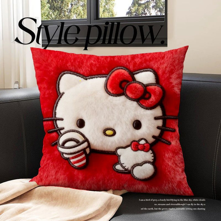 Cute Character-Themed Decorative Cushion