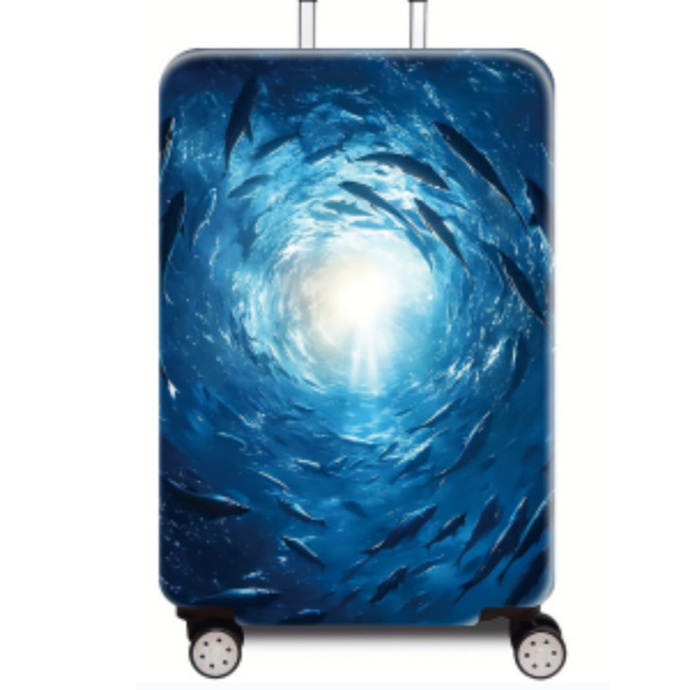 Women Hard Shell Suitcase with Stunning Ocean Design Stornfield