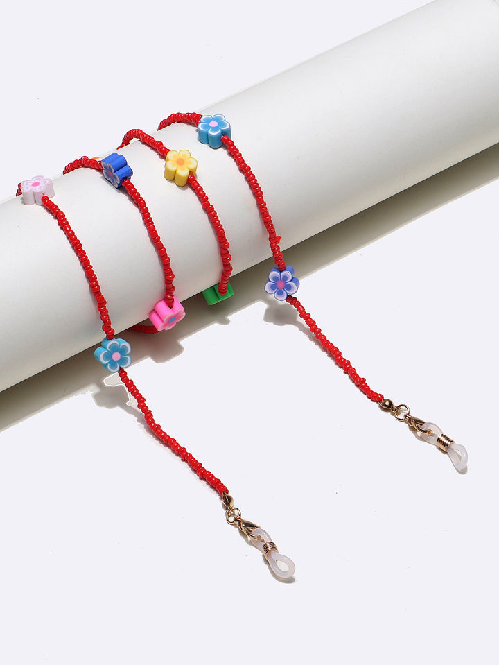 Colorful Floral Beaded Eyewear Chain Stornfield