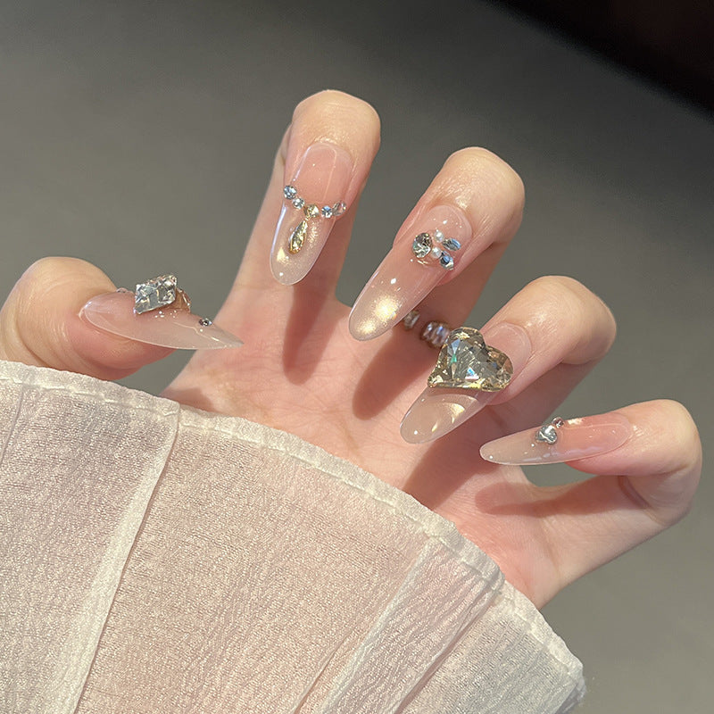 3D Embellished Press-On Nail Art Set Stornfield