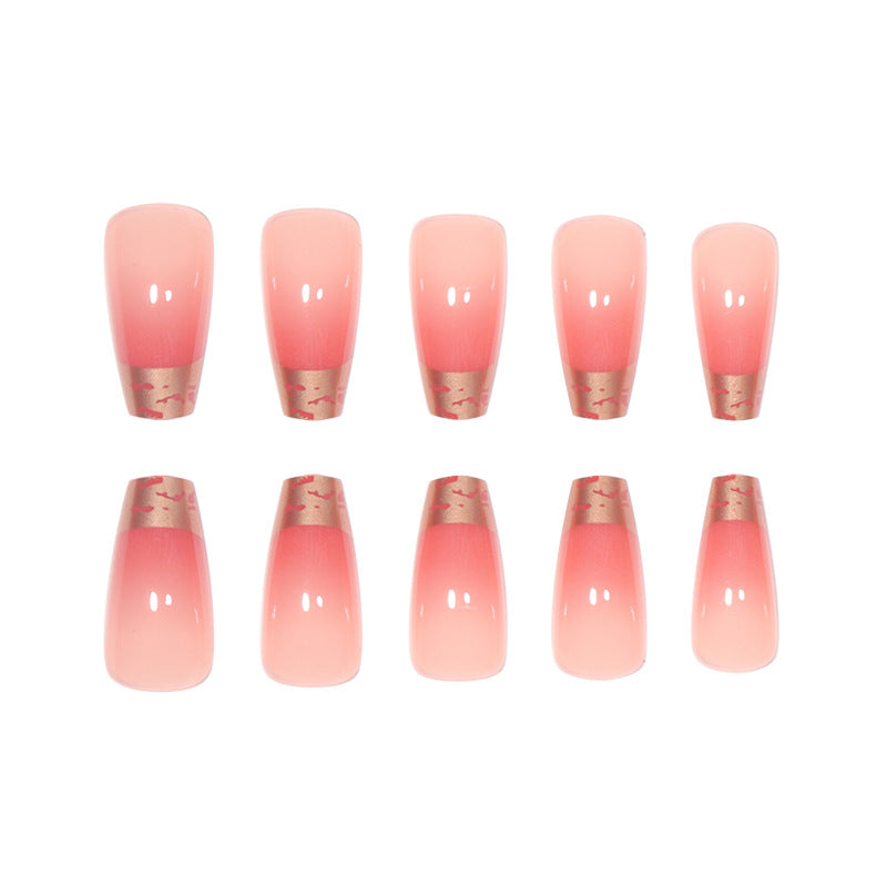 Elegant Gradient Stiletto Press-On Nails Stornfield
