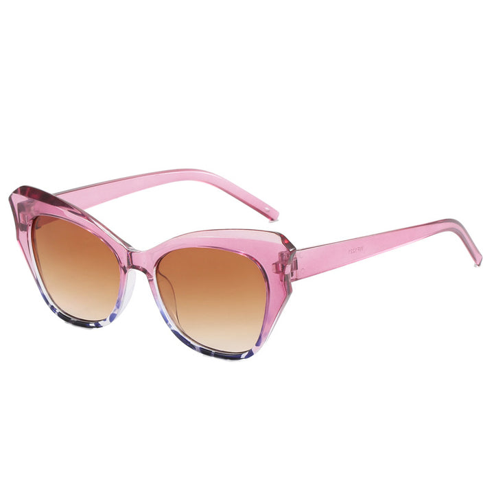 Women's Cat-Eye Sunglasses with Extravagant Mirror Design Stornfield