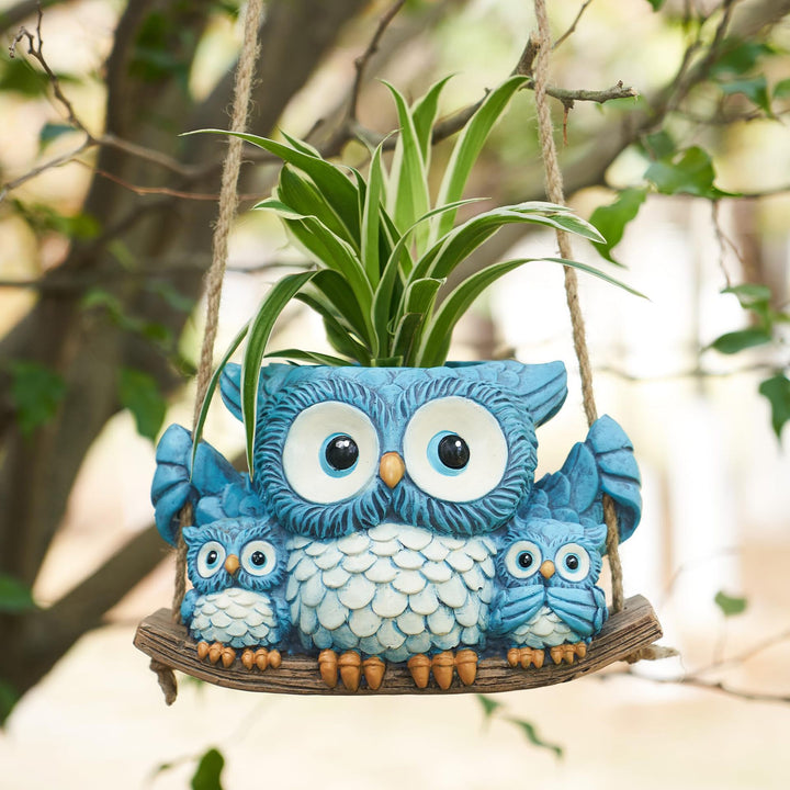 Owl-shaped decorative flower pot Stornfield