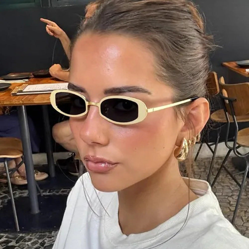 Women's fashionable optical glasses with elegant metal frame and fine accents Stornfield