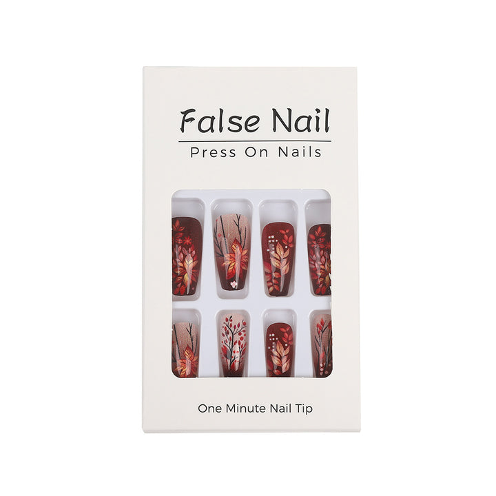 Artificial nails with floral design Stornfield