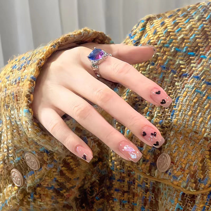 High-quality heart nail art Stornfield