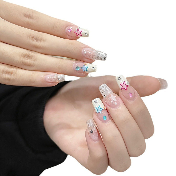 Decorative Glittering Press-On Nail Set Stornfield