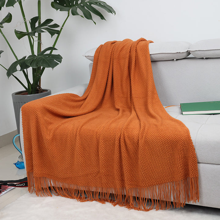 Cozy Knitted Throw Blanket Stornfield