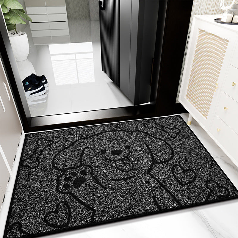 Playful Cat Print Door Mat