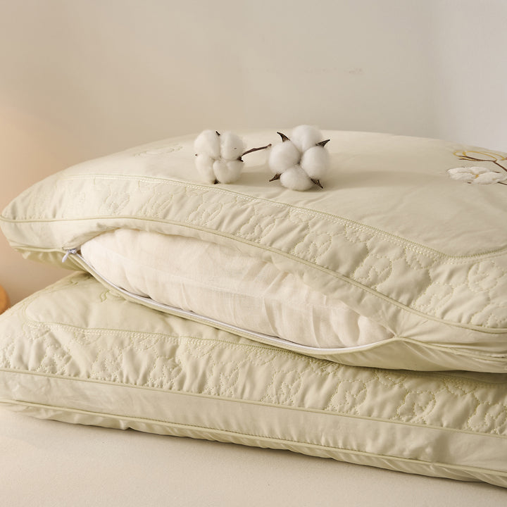 Premium Cotton Pillow Mattress Protector Stornfield