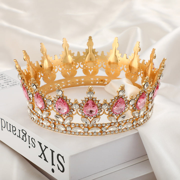 Ladies Luxurious Festive Crown with Shining Gemstones Stornfield