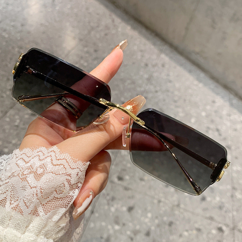 Women's oversized sunglasses with high-quality metal frame and polarized lenses Stornfield