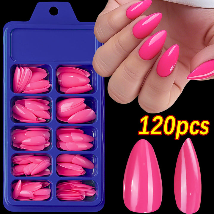 Premium Almond-Shaped False Nail Set Stornfield