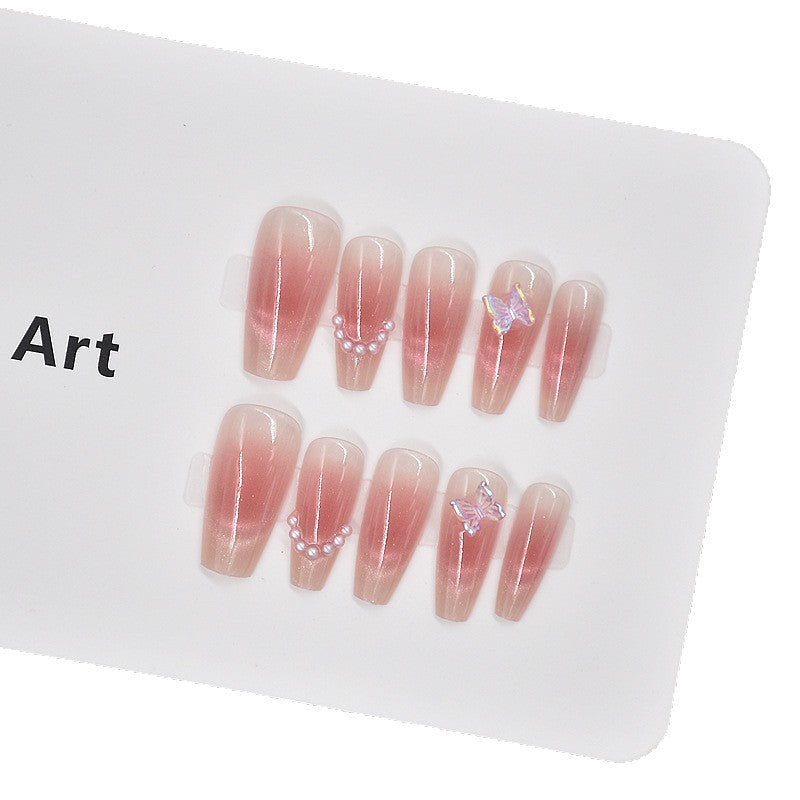 Decorative Press-On Nail Design Set Stornfield