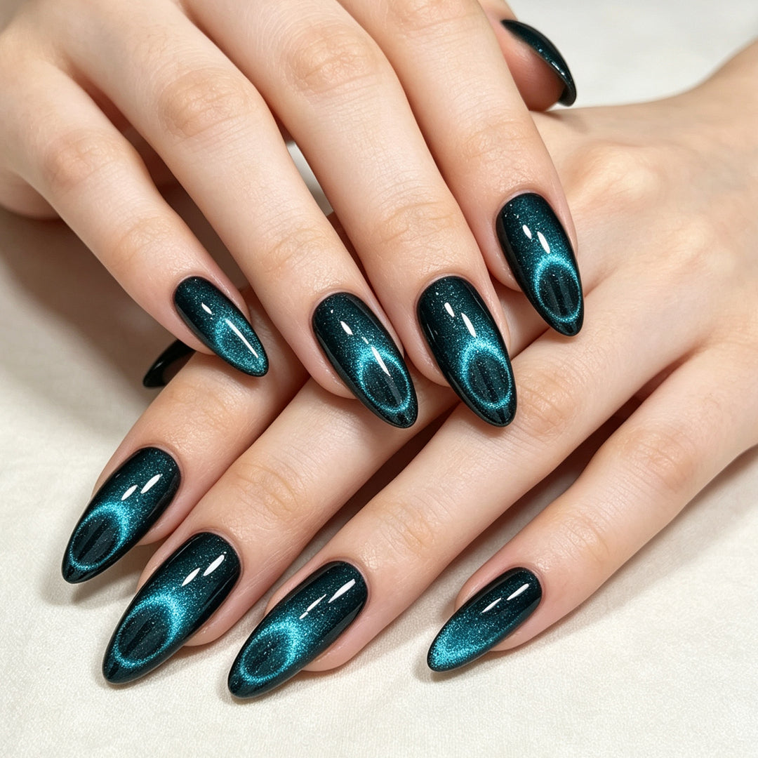 Glittery Stiletto Nail Enhancements Stornfield