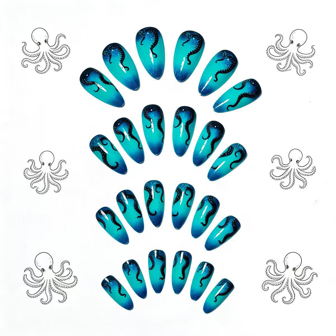 Creative Art Nails in Maritime Tentacle Design Stornfield