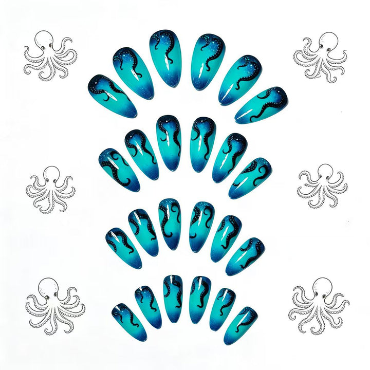 Creative Art Nails in Maritime Tentacle Design Stornfield
