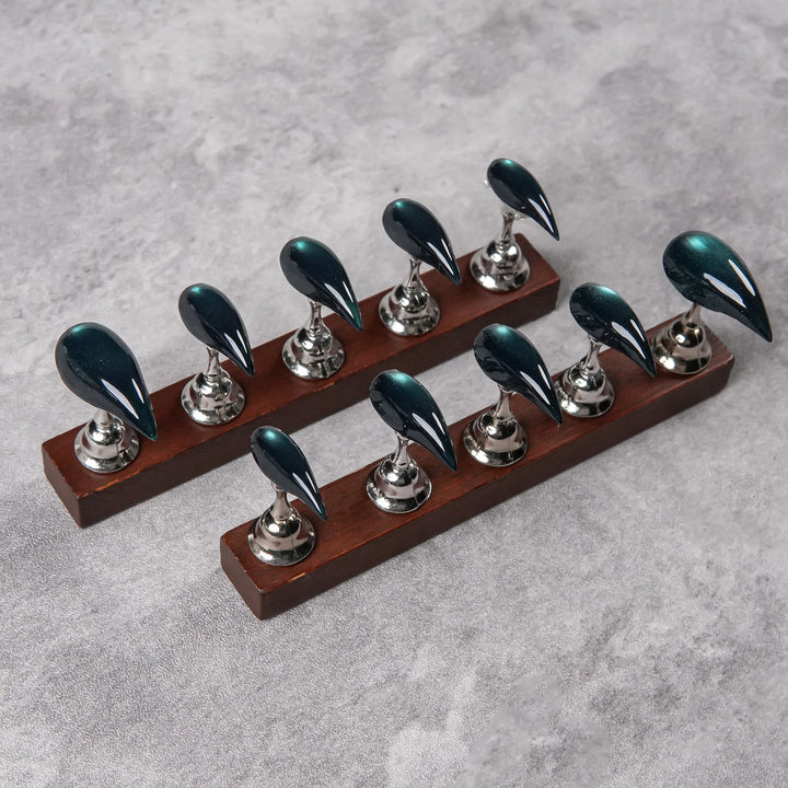 Glamorous Stiletto Nail Set with Unique Design