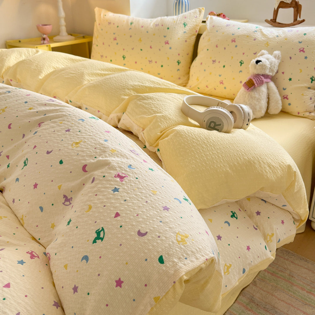 Floral Patterned Duvet Set