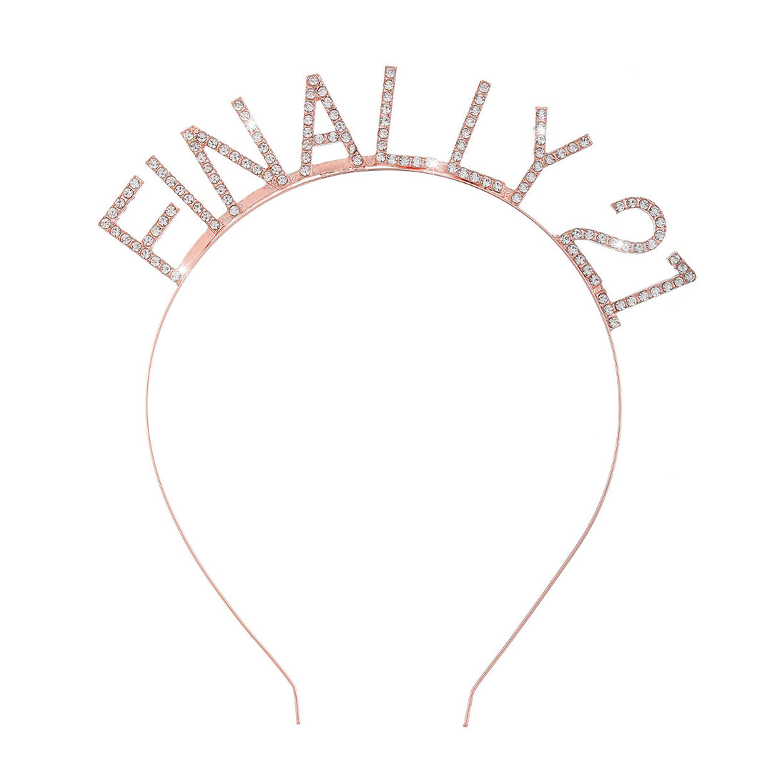 Women's Glittering Hairband with Inscription Stornfield