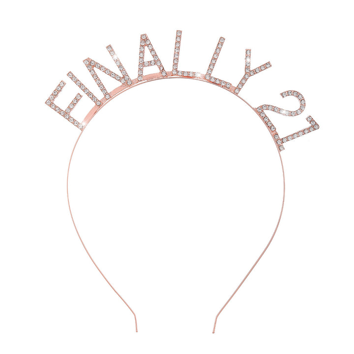 Women's Glittering Hairband with Inscription Stornfield