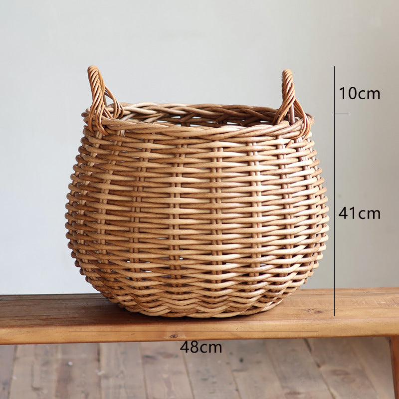 Handcrafted storage basket Stornfield