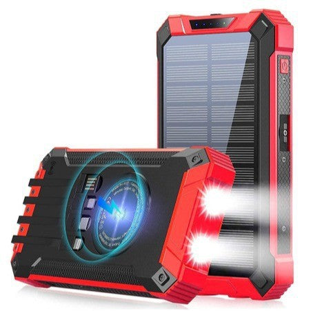 High-performance solar power bank with multifunctional cable Stornfield