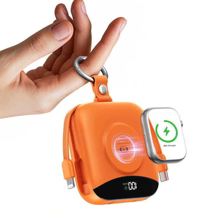 Portable Wireless Charger with Integrated Power Bank Stornfield