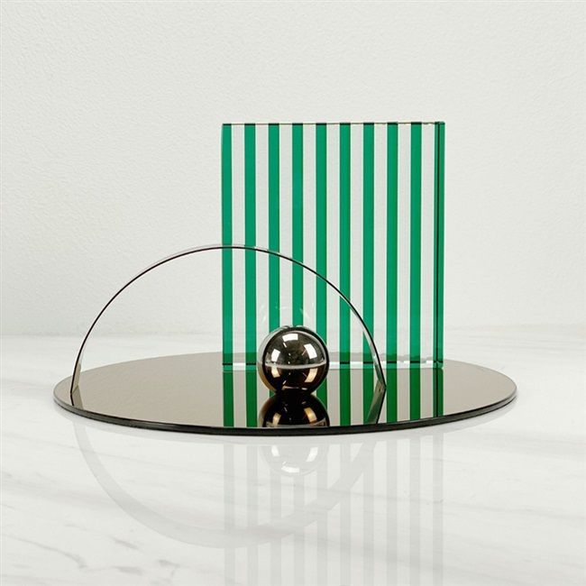 Elegant Striped Decorative Storage Box