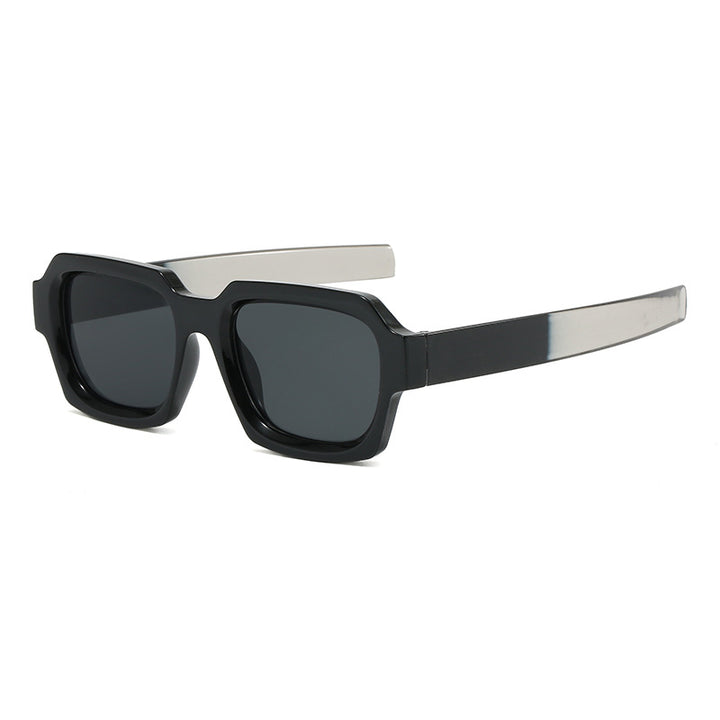 Ladies fashionable stylish square sunglasses with contrasting frame Stornfield