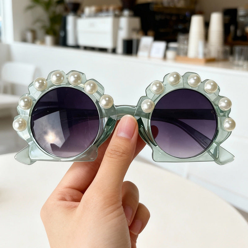 Pearl-Accented Vintage Inspired Sunglasses Stornfield