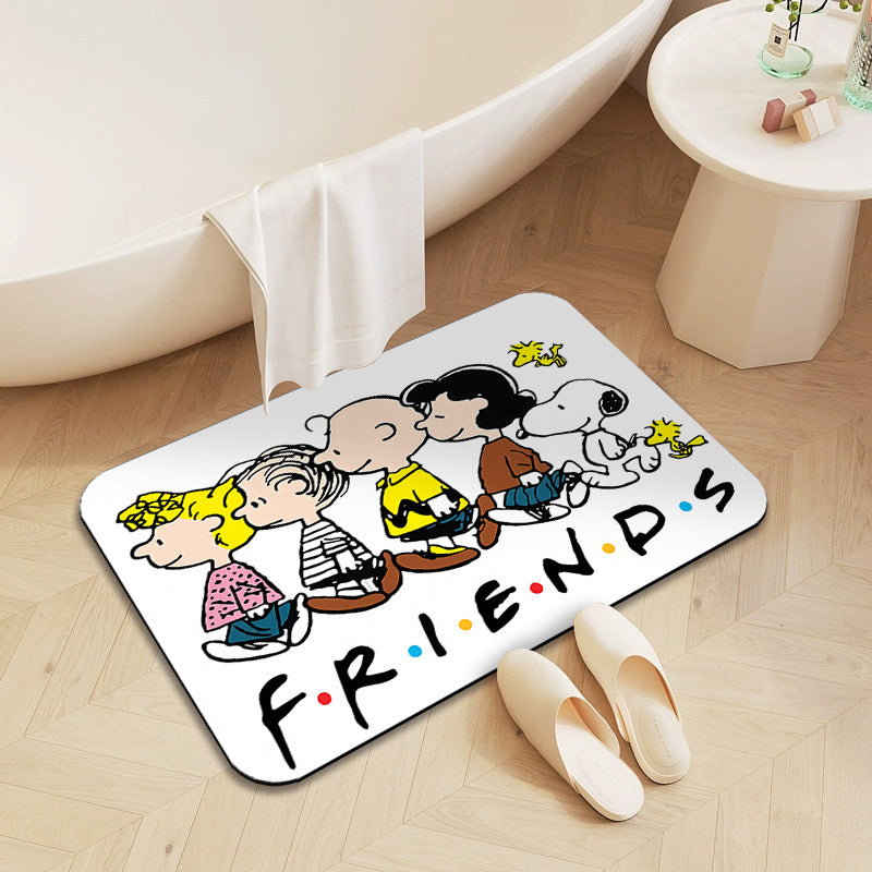 Cartoon Character Bath Mat