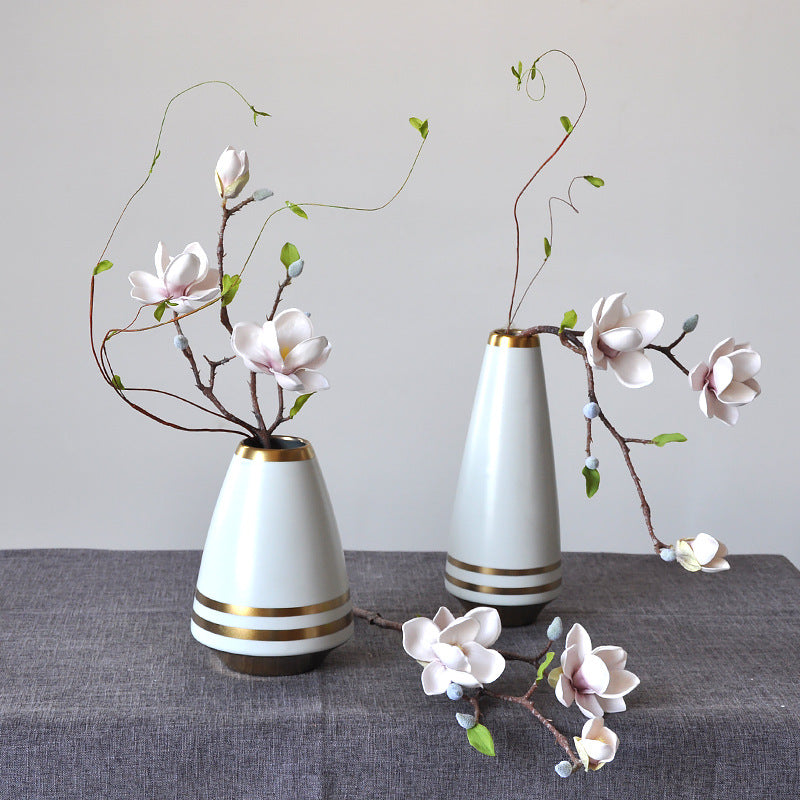 Magnificent Silk Magnolia Flower Stem