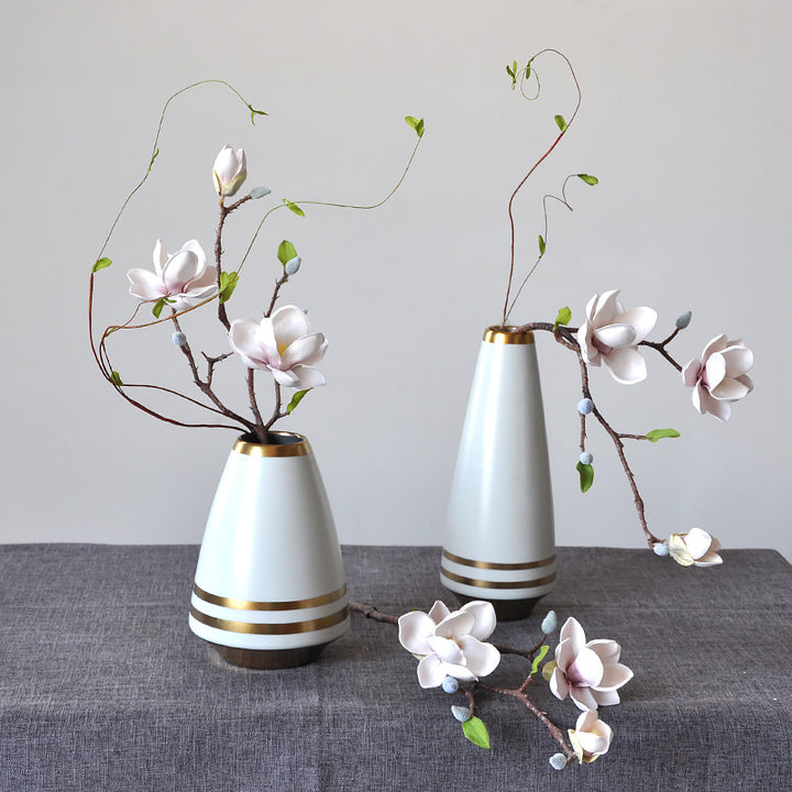 Magnificent Silk Magnolia Flower Stem