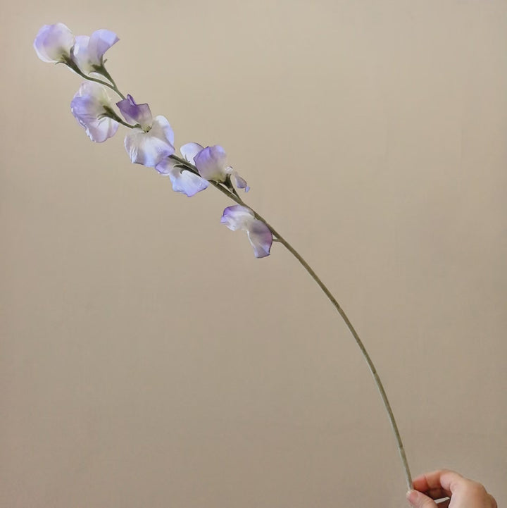 Elegant Silk Sweet Pea Stem