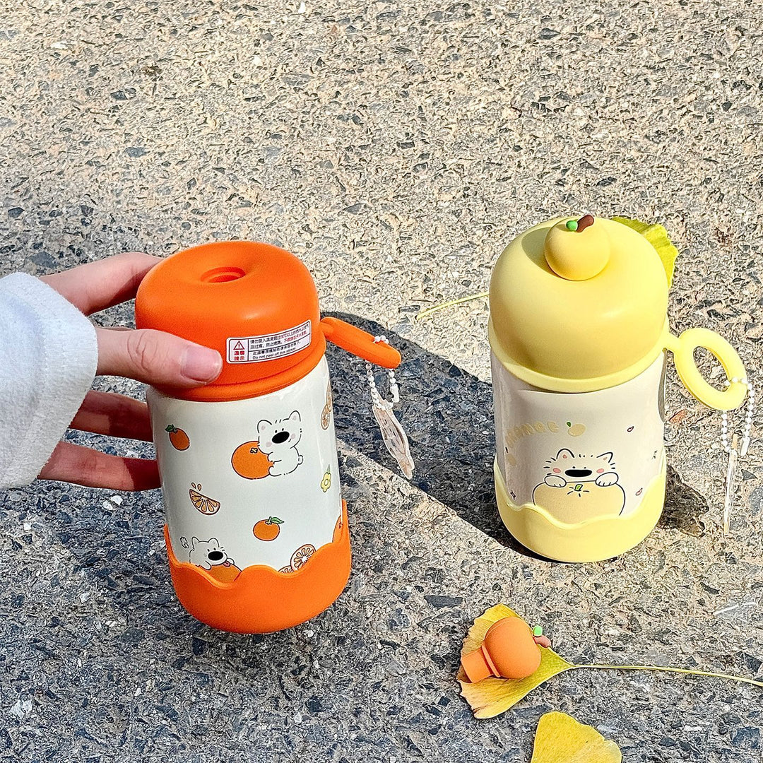 Women's water bottle with interactive fruit lid Stornfield