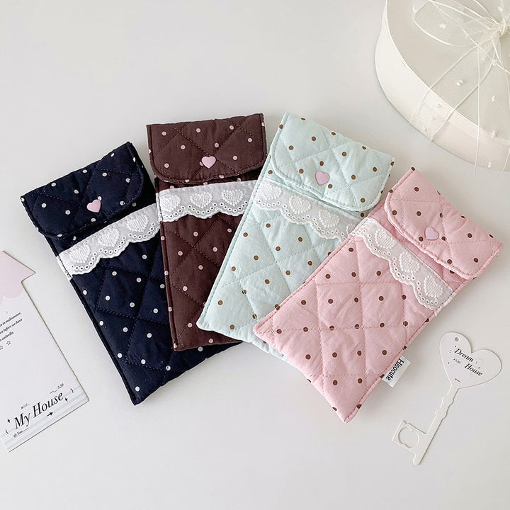 Quilted Heart Detail Pencil Case Stornfield