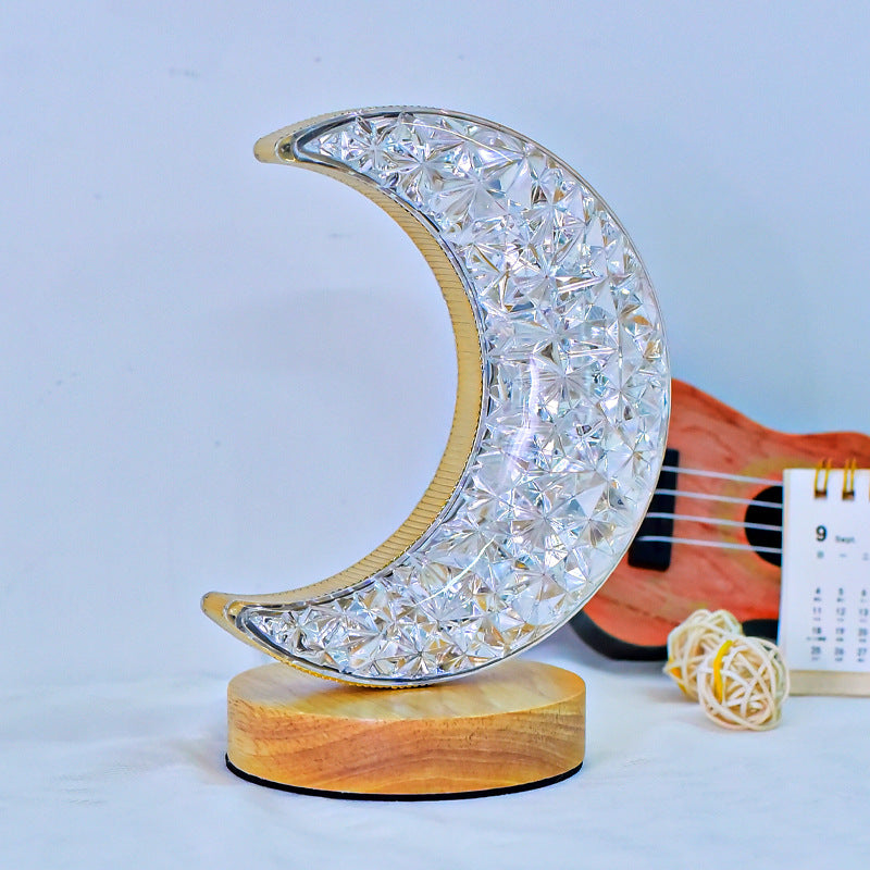 Moon-Shaped Decorative Lamp
