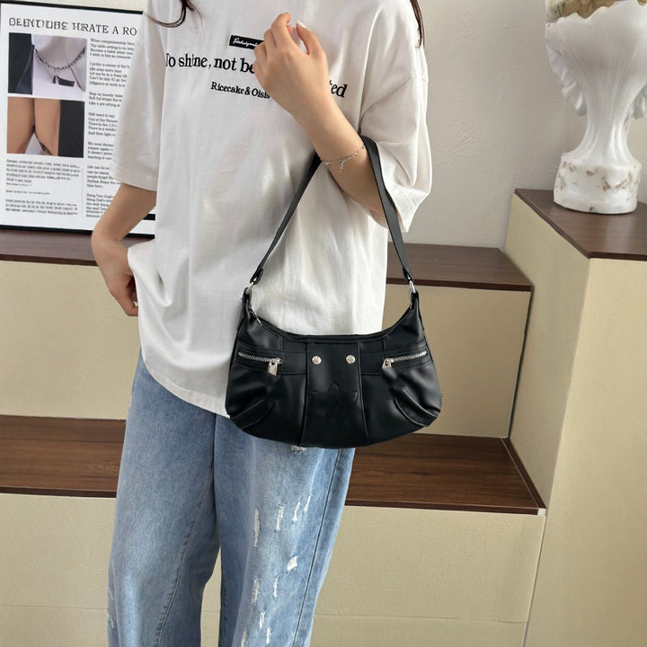 Elegant shoulder bag with multifunctional compartments Stornfield