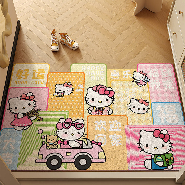 Playful Cartoon Theme Rug