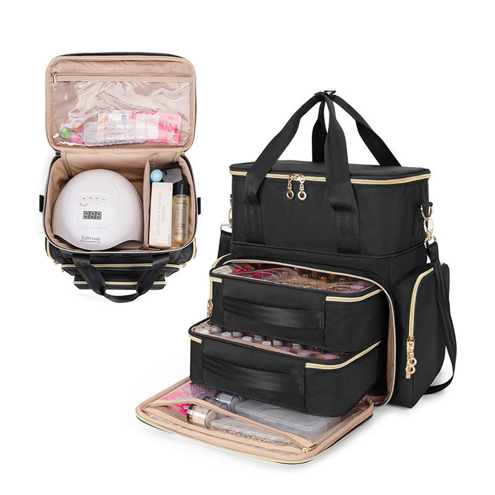Practical cosmetics and nail organizer bag Stornfield