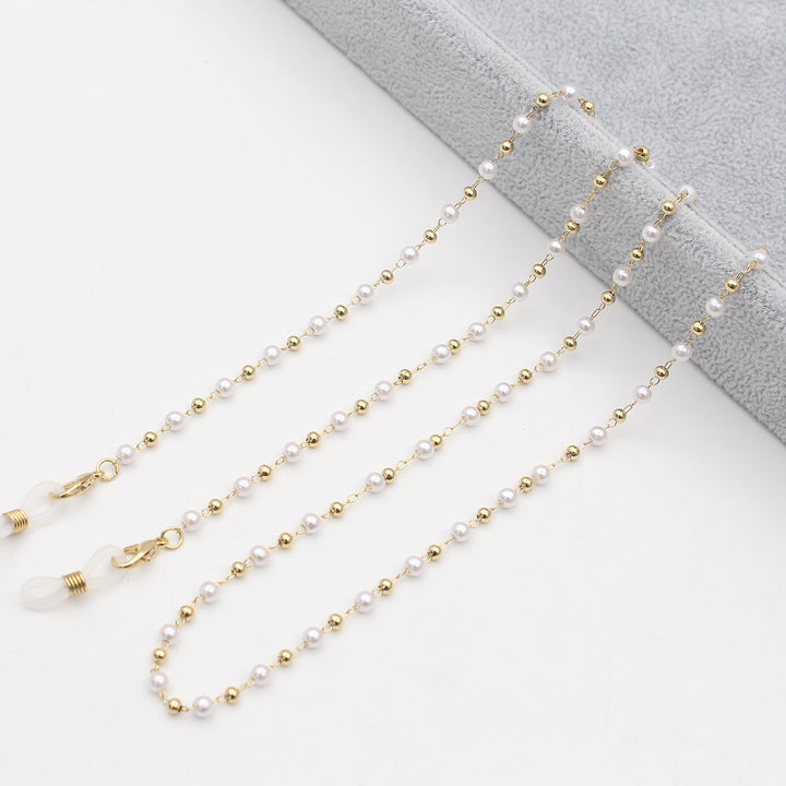 Pearl-Accented Eyewear Chain Stornfield